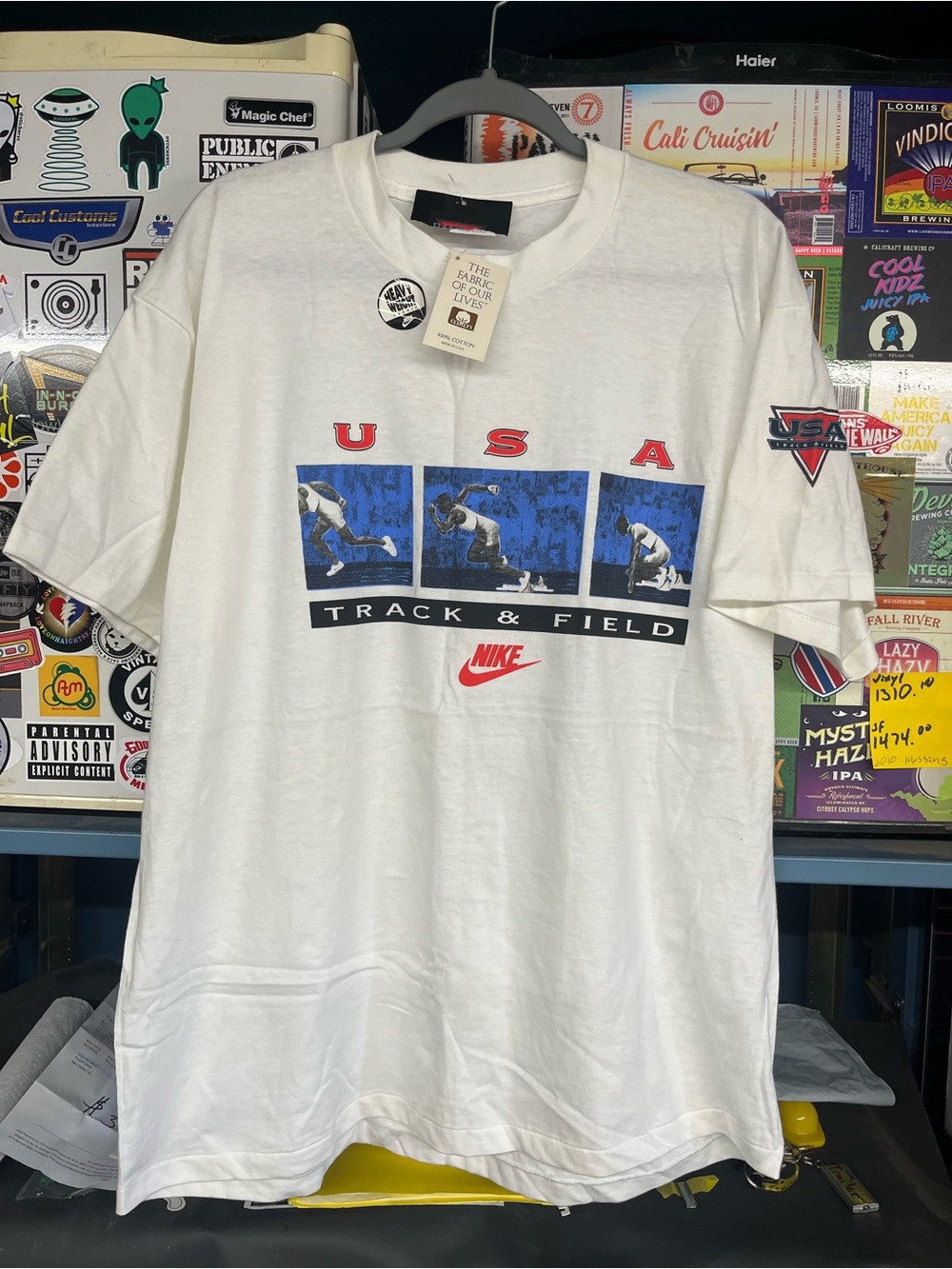Vintage 90s Nike Track & Field Made In USA Tee